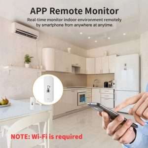 Temperatuur- en vochtigheidssensor voor smart home